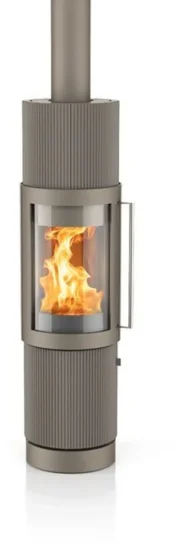 Krbová kamna Hase Elvas, titan ceramic fan pattern texture, mojave Krbová kamna Hase Elvas, titan ceramic fan pattern texture, mojave