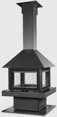 Designová krbová kamna ROCAL Giselle-90