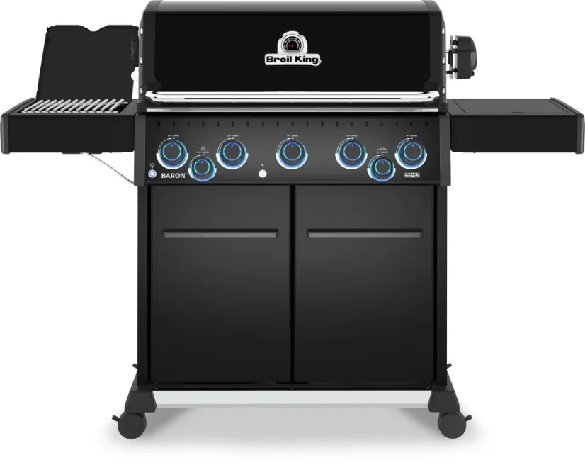 Plynový gril Broil King Baron 590 IRX Shadow, s možností pelet