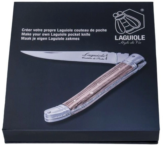 Laguiole Style de Vie, Luxury, dárková sada - Vyrob si vlastní kapesní nůž
