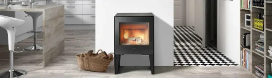 Litinová krbová kamna Hergom Glance M, volně stojící