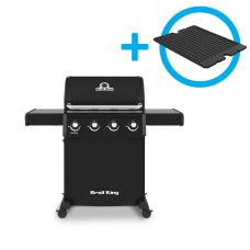 Akční set: gril Broil King Crown 410 s oboustrannou litinovou deskou Akční set: gril Broil King Crown 410 s oboustrannou litinovou deskou