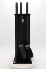 Red Anvil Black Zen-3, černý stojan, černé krbové nářadí, hlavy nástrojů černé Red Anvil Black Zen-3, černý stojan, černé krbové nářadí, hlavy nástrojů černé