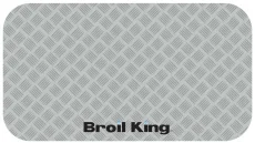 Broil King - Podložka pod gril velká, stříbrná