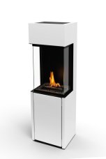 Volně stojící biokrb na ethanol Planika Arcticon White