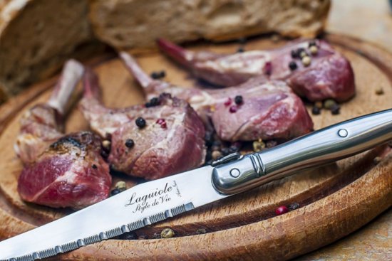 Laguiole Style de Vie - Premium - Steakové nože 6ks, rukojeť nerez