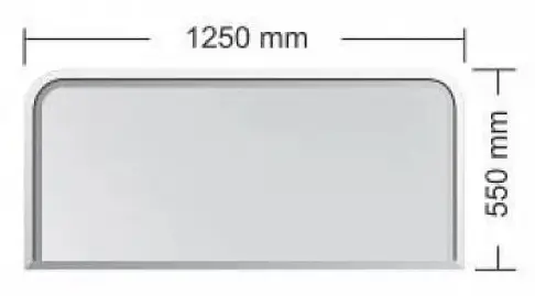 Podkladové sklo pod krbová kamna Praha 6 mm