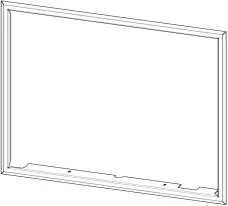 Rámek DW2M RAM06 krycí, Romotop Dynamic W 2G 66.50.01