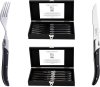 Laguiole Style de Vie - Luxury - Vidličky, rukojeť ebenové dřevo 6 ks