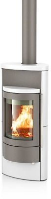 Krbová kamna Hase Luno, titan ceramic smooth, alabaster