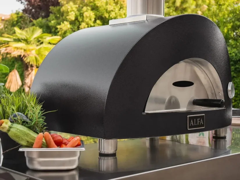 Alfa Forni, domácí pizza pec na dřevo 1 PIZZA wood, barva šedá