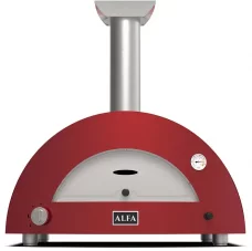 Domácí pizza pec Alfa Forni 2 PIZZE Modern, hybrid, antik červená