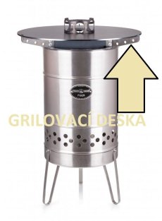 Grilovací deska na nerezové ohniště Pyron Grilovací deska na nerezové ohniště Pyron