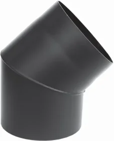 Jotul, koleno 45° pro zadní vývod F 520 HIGH TOP, průměr 150 mm, černý lak