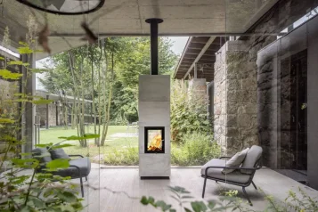 Modulární krb Hoxter Blox H60T, interiér