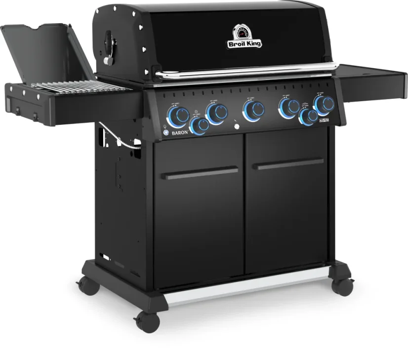 Plynový gril Broil King Baron 590 IRX Shadow, s možností pelet