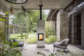 Modulární krb Hoxter Blox H60T, interiér