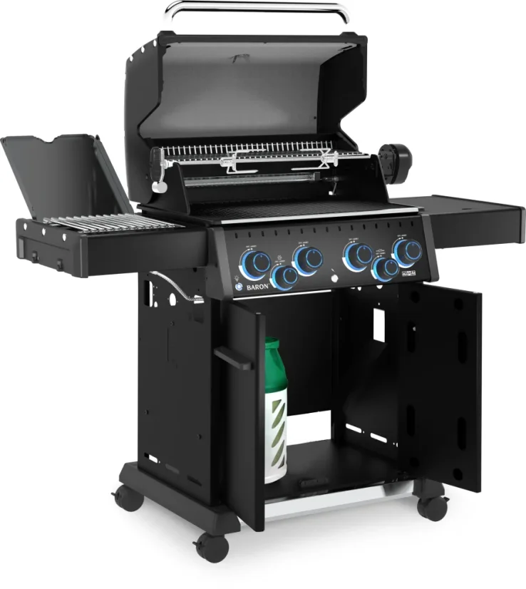 Plynový gril Broil King Baron 490 IRX Shadow, s možností pelet