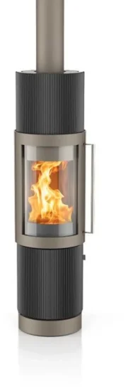 Krbová kamna Hase Elvas, titan ceramic fan pattern texture, montagne Krbová kamna Hase Elvas, titan ceramic fan pattern texture, montagne