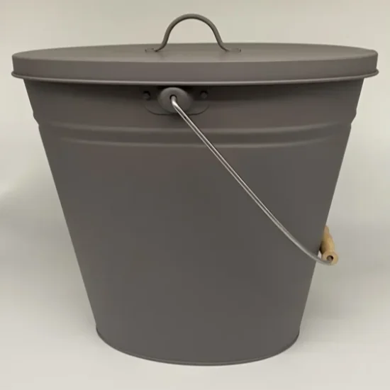 Nádoba na popel s víkem 24l, antracit, Lienbacher 21.02.463.2