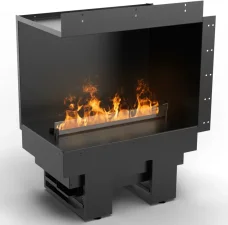 Krb - vodní pára, Planika Cool Flame 500 PRO Fireplace, left corner